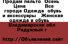 Продам пальто. Осень. › Цена ­ 5 000 - Все города Одежда, обувь и аксессуары » Женская одежда и обувь   . Владимирская обл.,Радужный г.